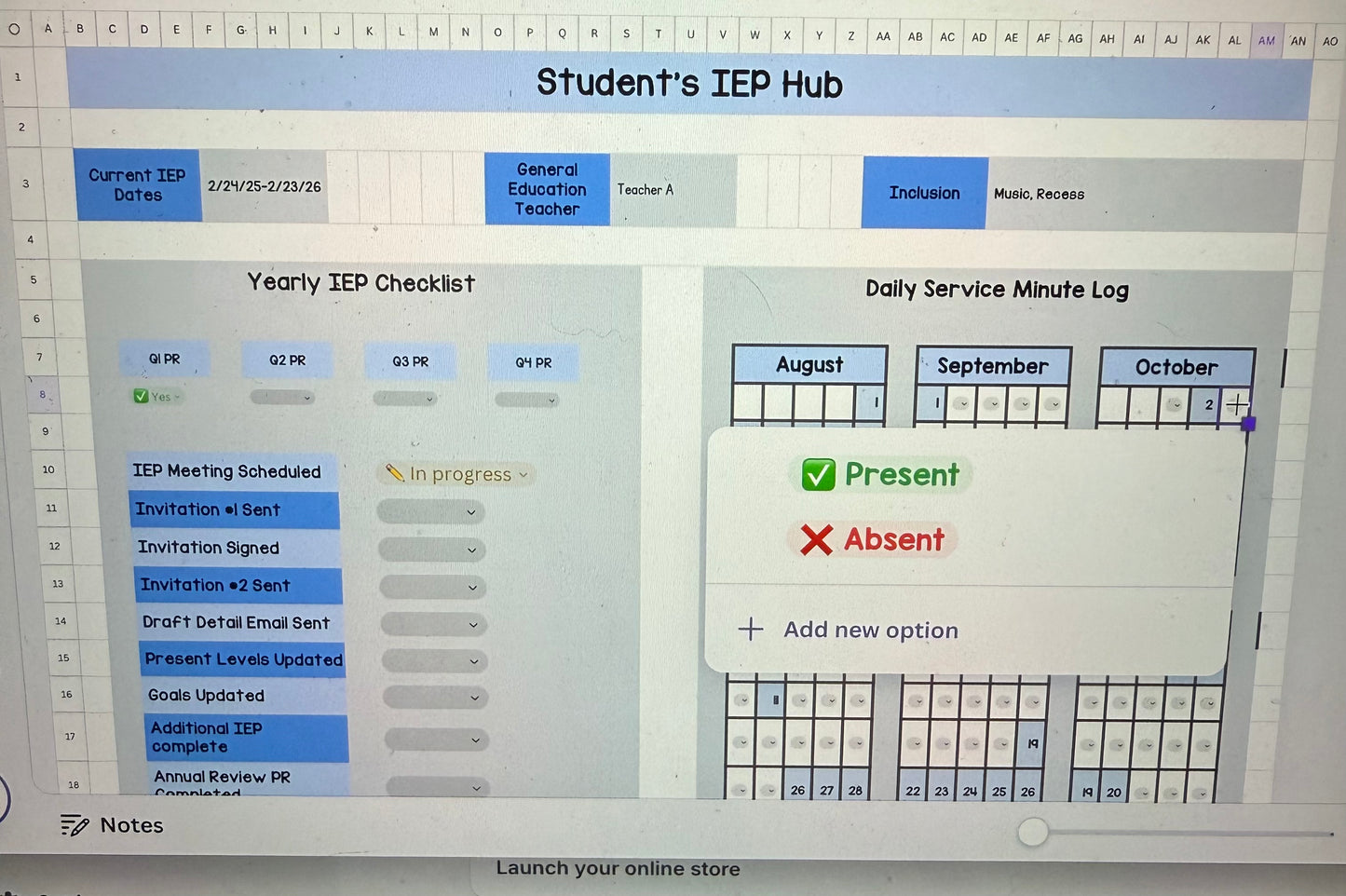 IEP Management Hub