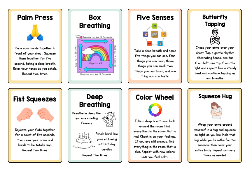 Regulation Strategies Cards