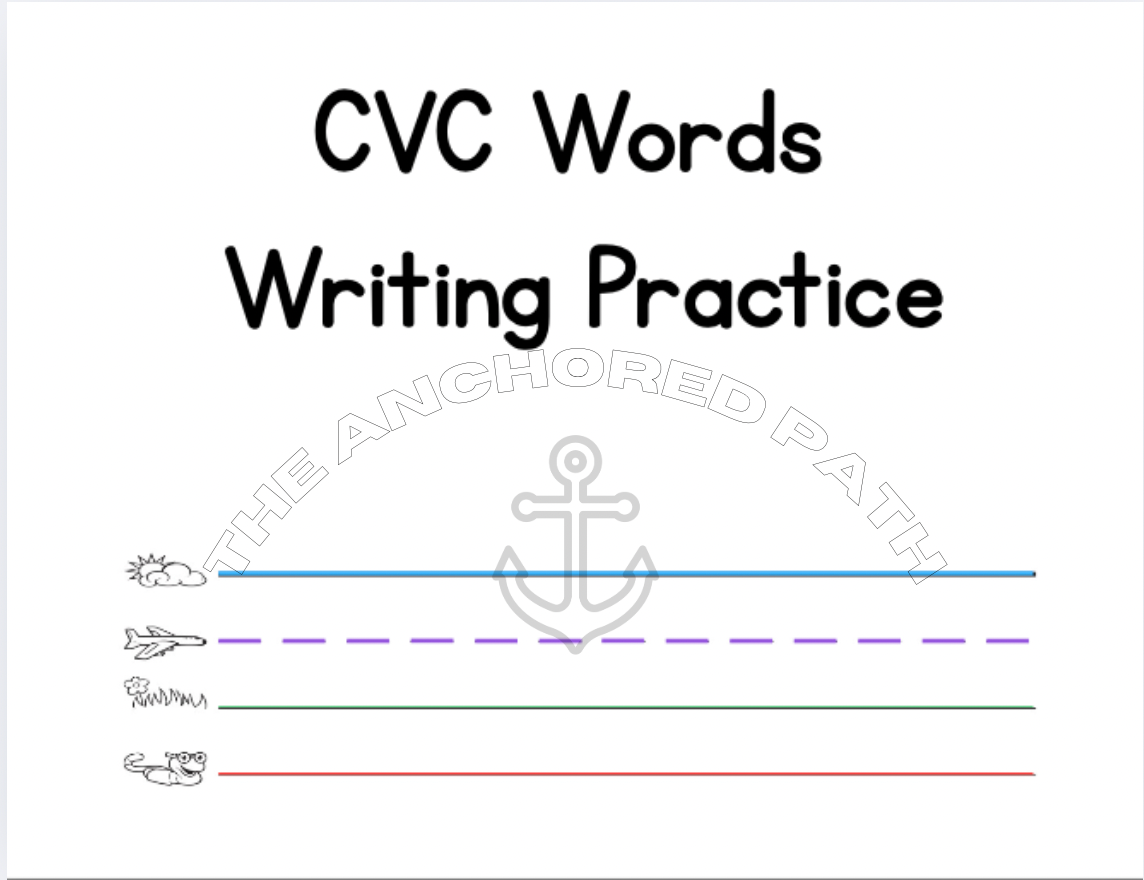 CVC Word Writing Practice Booklet – Fundations® Inspire