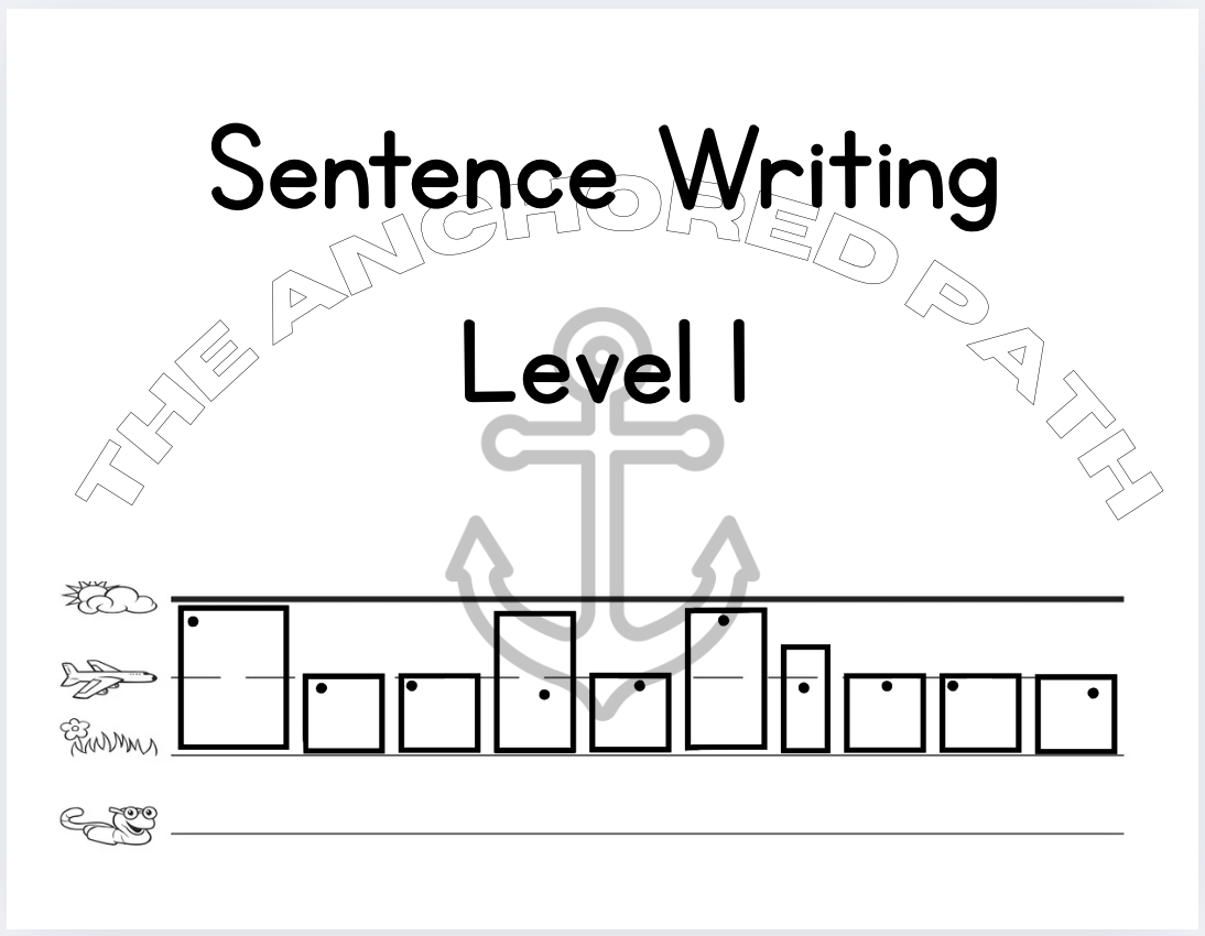 Sentence Writing Practice Booklet