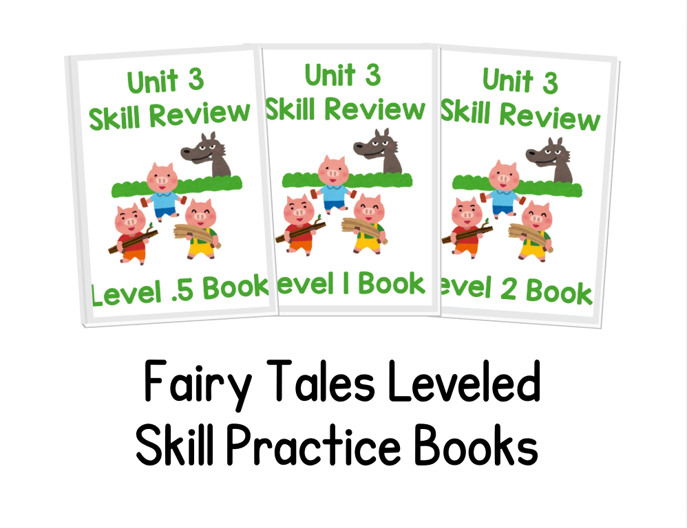 Fairy Tales Leveled Skill Practice Books