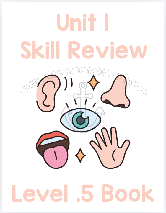 Five Senses Leveled Skill Practice Books