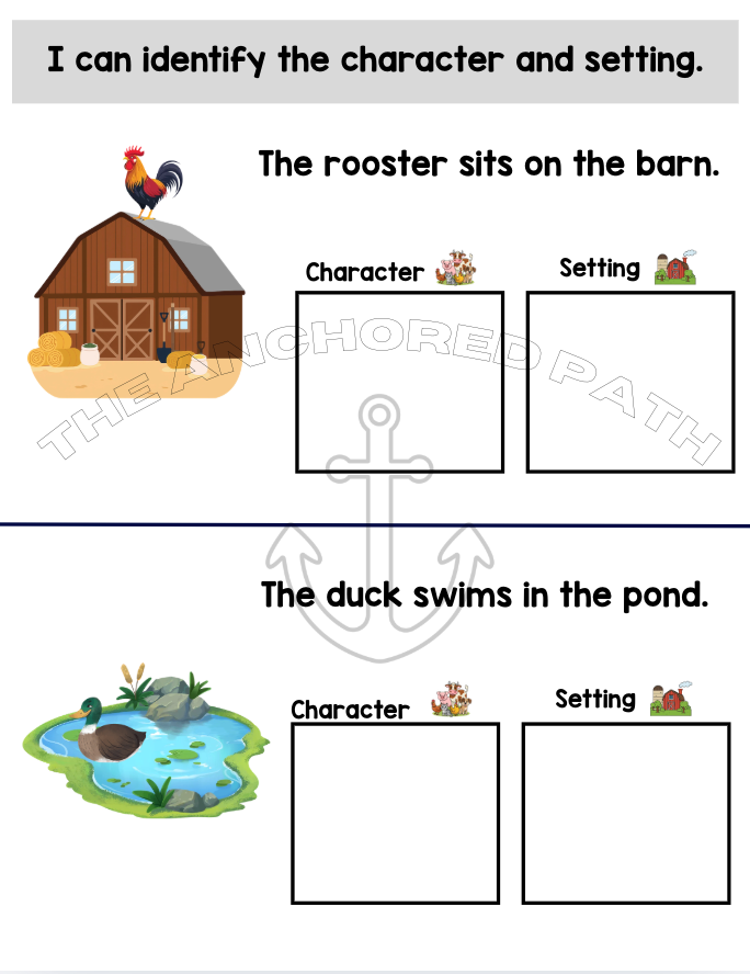 On the Farm Leveled Skill Practice Books