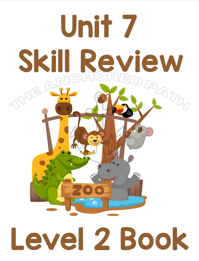 Zoo Animals Leveled Skill Practice Books